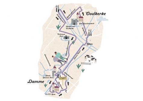 Wandelroutes in Damme